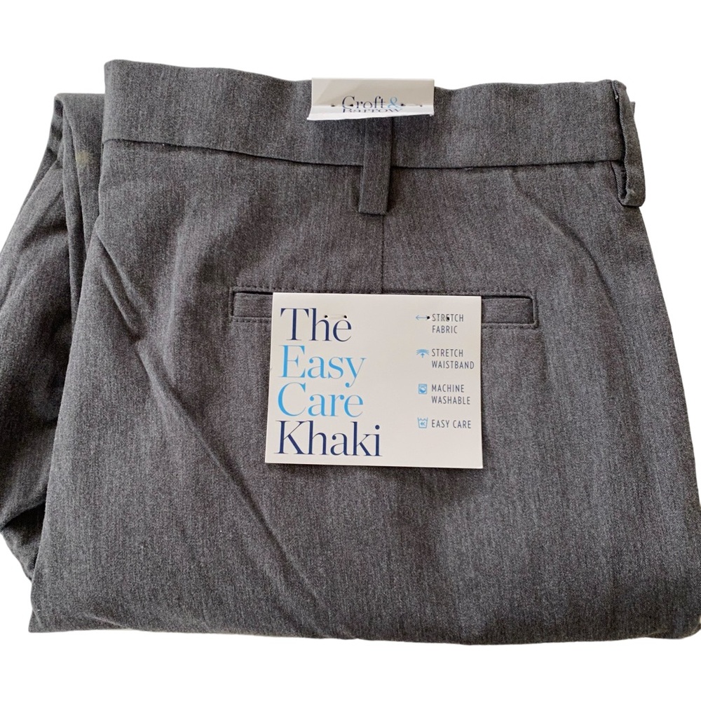 🚫SOLD🚫NWT Croft & Barrow The Easy Care Classic Fit Khaki Pants Men’s 40 x 30 - Picture 15 of 16